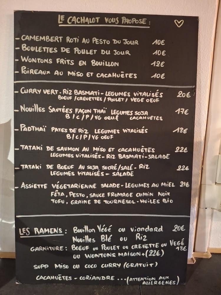 L'atelier du Cachalot - Ramen Bar - Menu Image 1